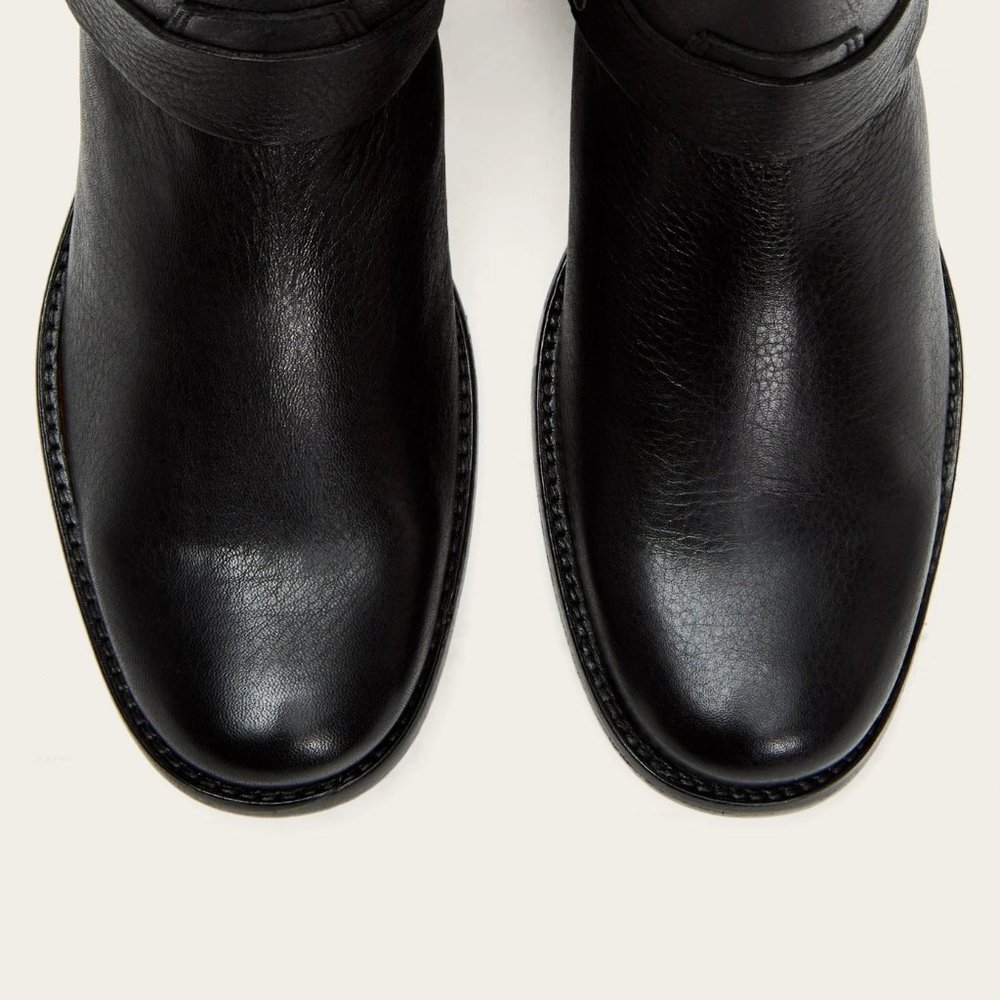 NEW FRYE Phillip Harness Short Leather Boots - Picture 3 of 8
